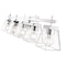 Z-Lite Lauren Vanity, 5-Light, 39 In.W x 6.5 In.L x 8.5 In.H, Chrome/Clear 819-5V-CH - alternate 2
